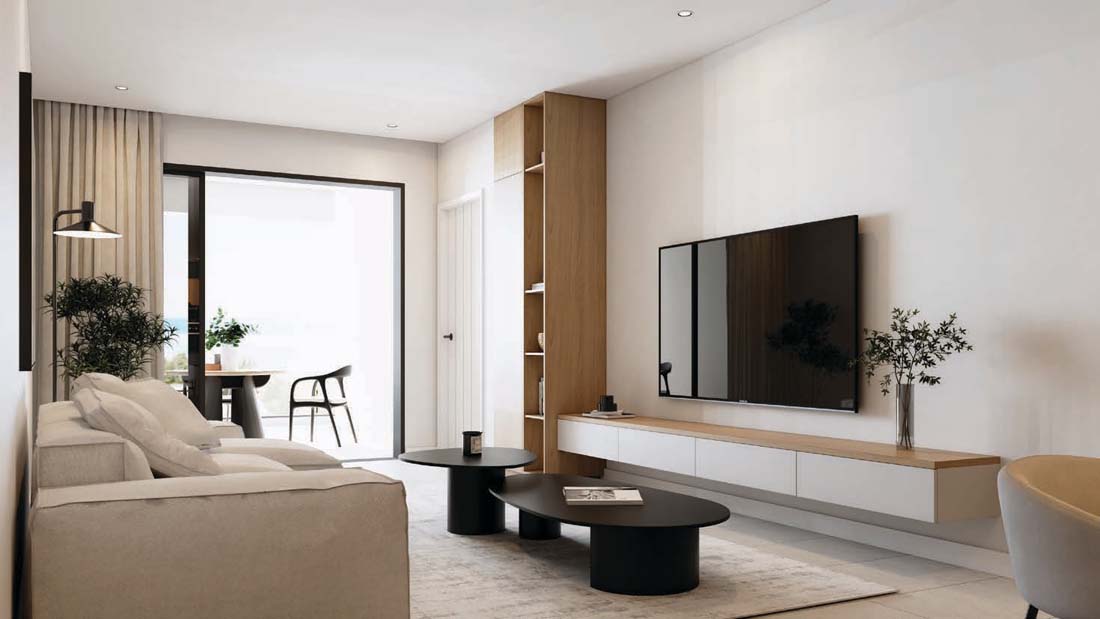 Pièce de vie résidence AMALI Tamarin île Maurice