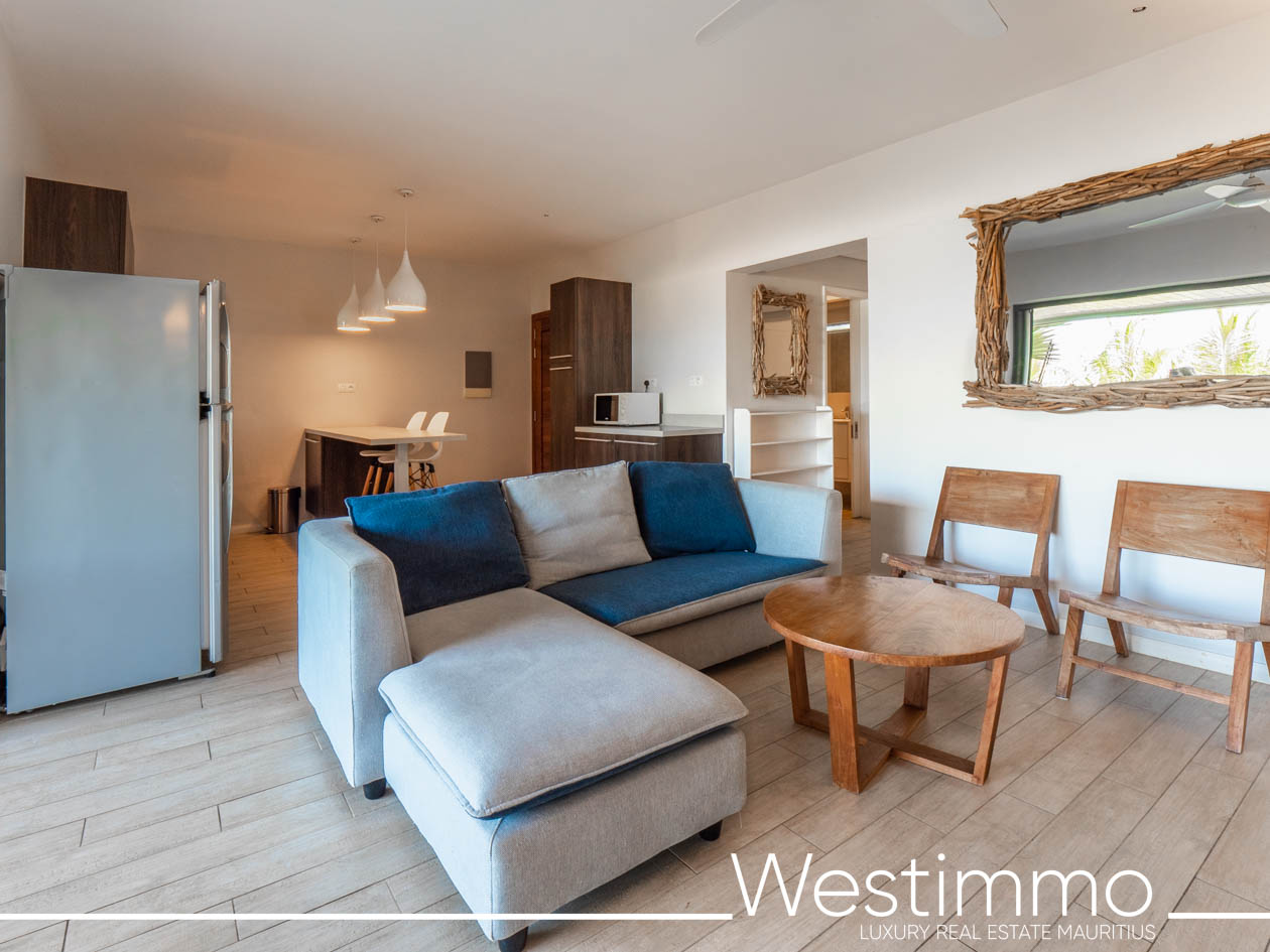 Image showing the charm of an exclusive 84 m2 apartment with a delightful 15 m2 private garden, located on the first floor of a secure residence offering an ideal and serene lifestyle
Westimmo real estate agency