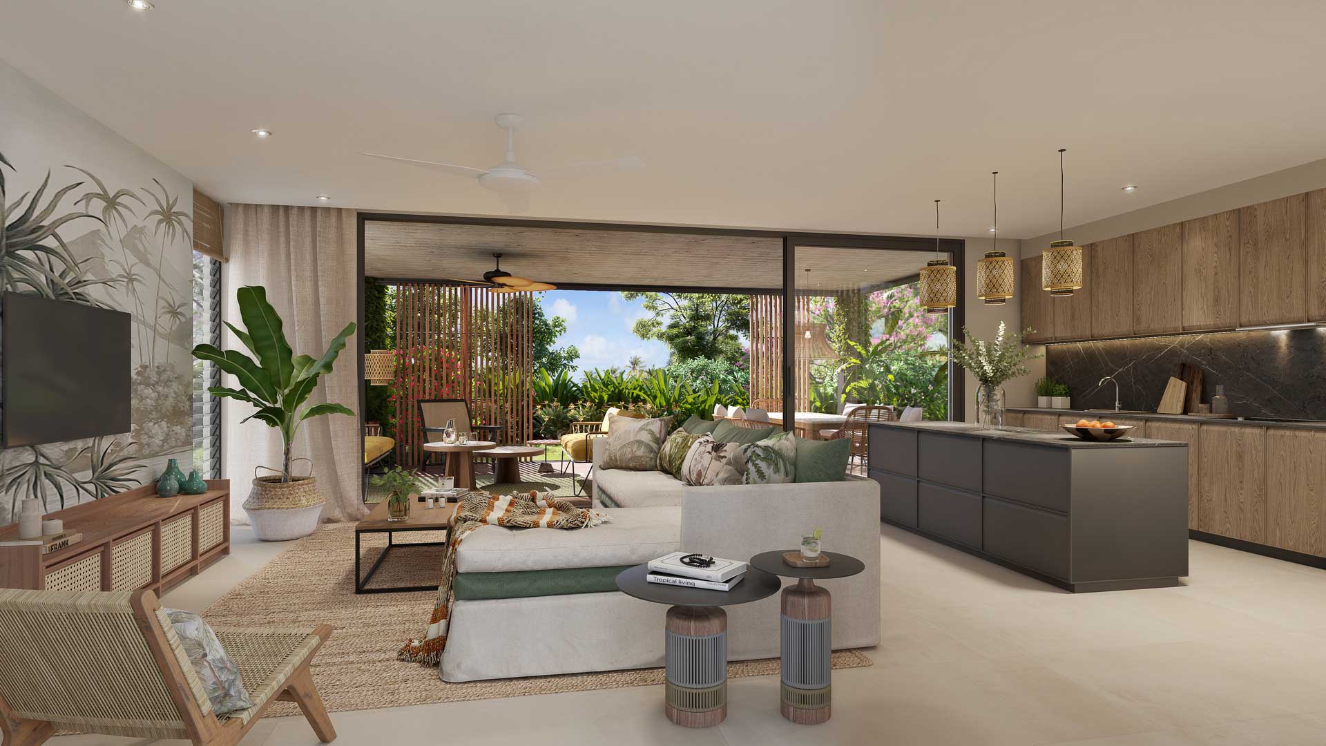 Image représentant l'intérieur d'un appartement à Anahita Beau Champ par Westimmo, alliant luxe et confort.