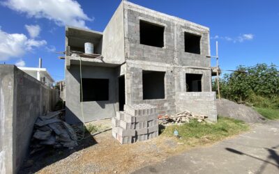 Trou aux Biches – Vente maison neuve en cours de construction