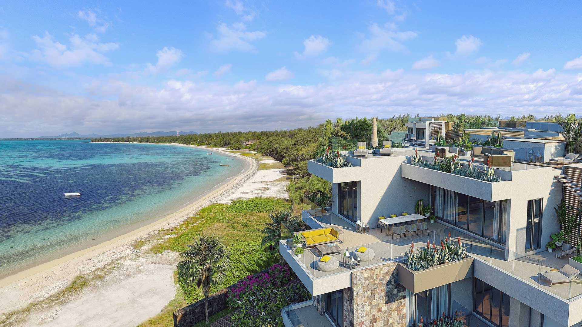 penthouse front de mer ile maurice Ocean Terraces resience Westimmo - agence immobilière ile maurice