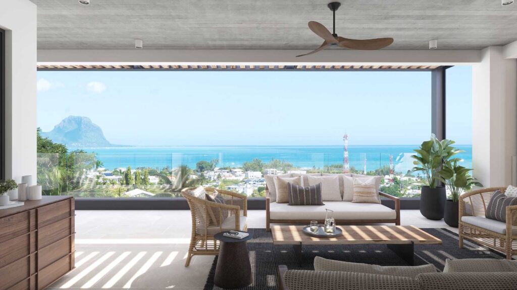 Penthouse de luxe avec vue panoramique sur l'océan à vendre à Tamarin, île Maurice, en exclusivité chez Westimmo