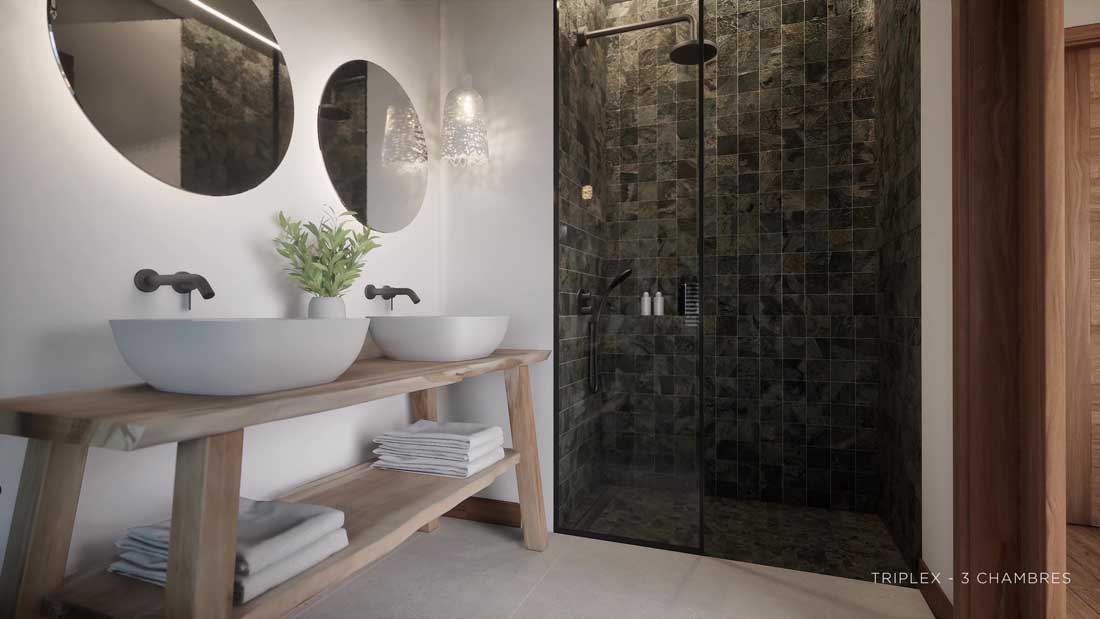 Piscine privée triplex B13 Sunset Bay Tamarin île Maurice