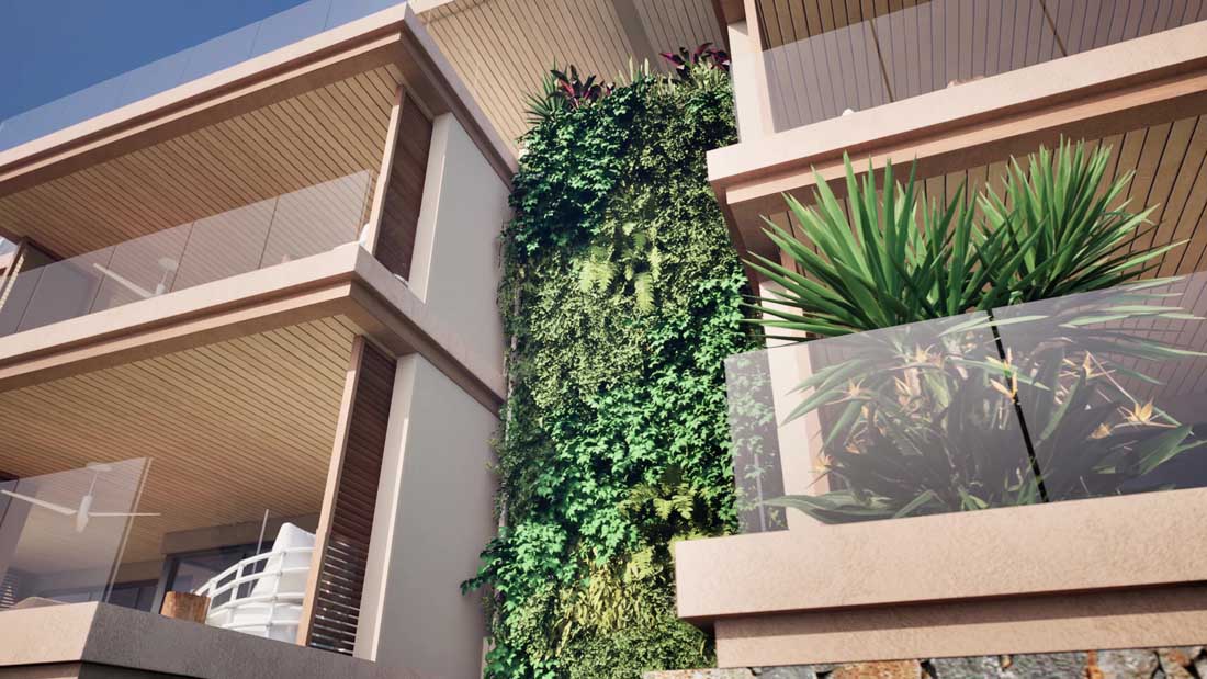 Sunset Bay Tamarin jardin piscine extérieur