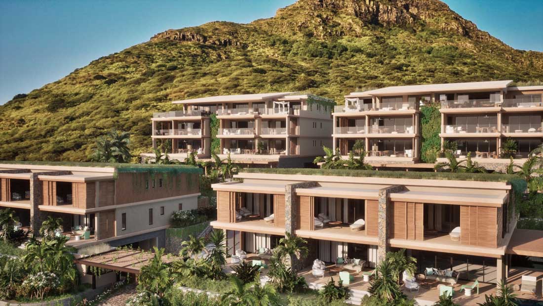 Sunset Bay Tamarin vue extérieure résidence