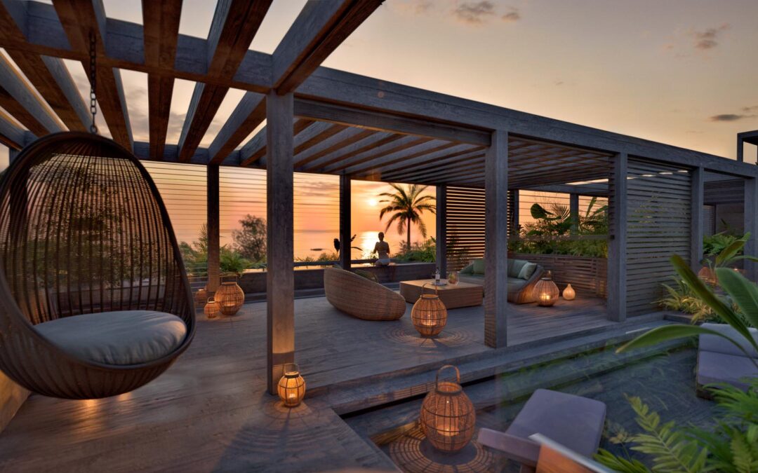 ROCHES NOIRES – Crystal Cove Penthouse with panoramic rooftop and private pool