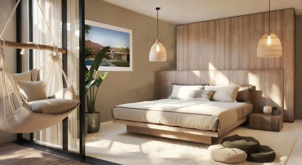 Chambre climatisée contemporaine Tree Valley île Maurice