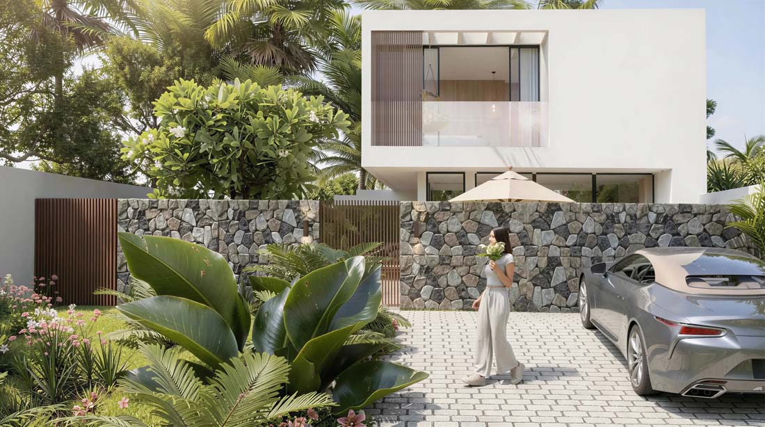 Espaces extérieurs et aménagements Tree Valley La Mivoie île Maurice