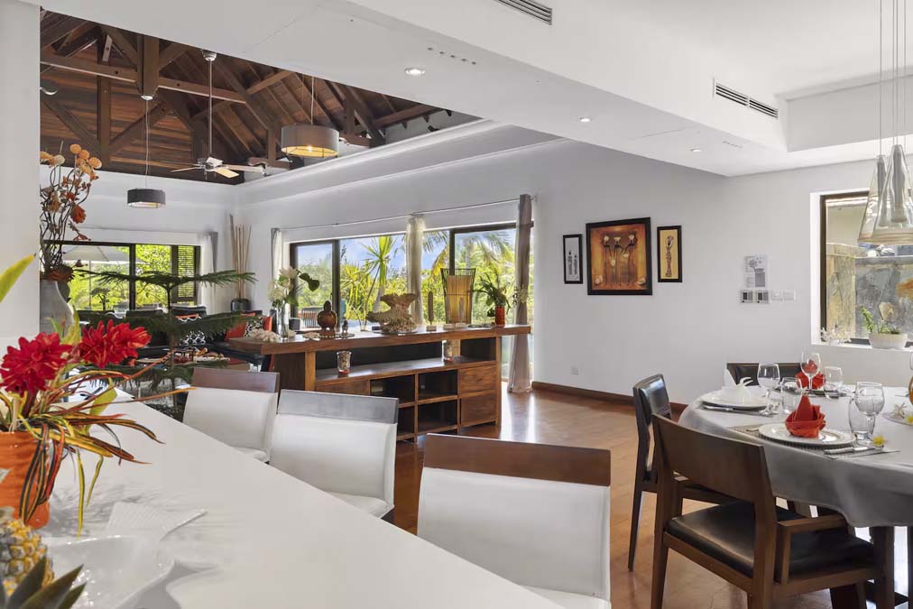 Vue extérieure villa Thalie Belle Rivière Bel Ombre île Maurice
