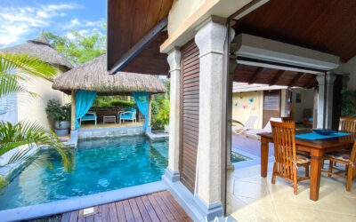 PEREYBERE – Magnifique Villa style Balinaise d’une chambre en-suite avec piscine.