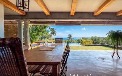 Villa coloniale avec une vue mer spectaculaire