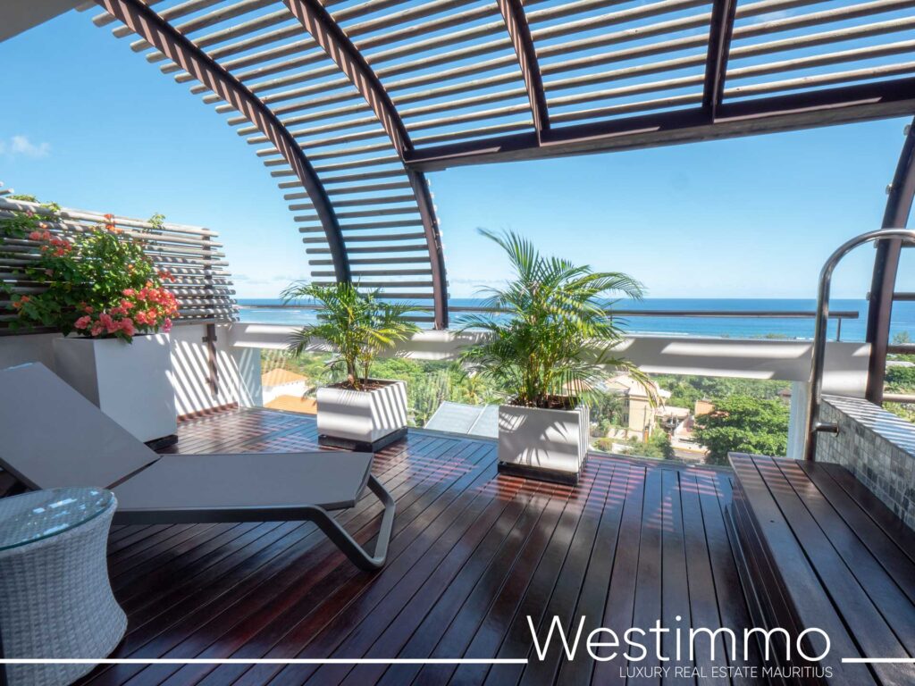 Luxury apartments with stunning sea views in Tamarin