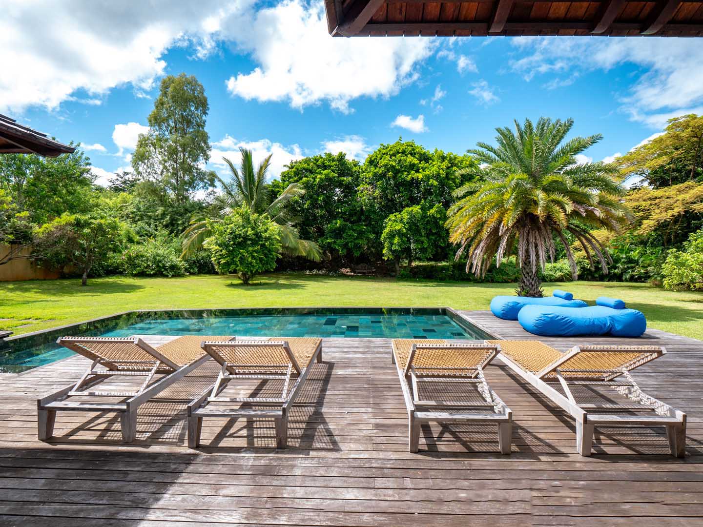 Ambiance domaine Tamarina Golf Estate Beach Club baie de Tamarin île Maurice