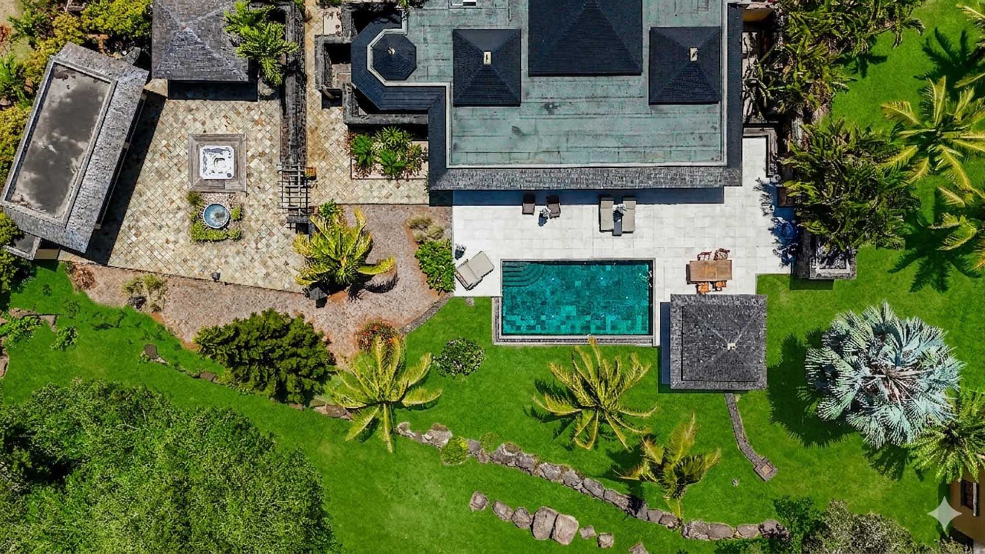 Villa Type BC Tamarina Golf Estate 5 chambres terrain 4000m2 piscine Tamarin île Maurice