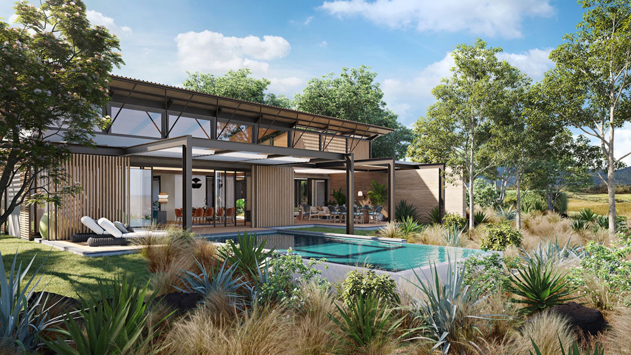 Villa S, la nature comme décor principal