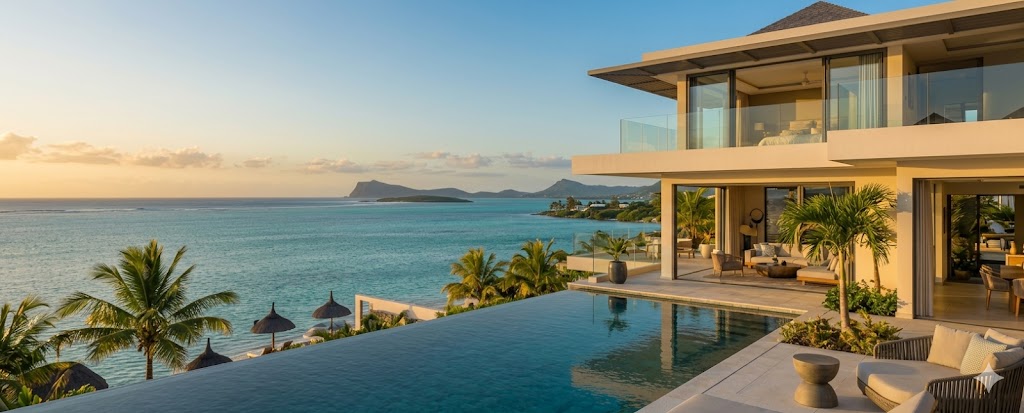 Villa de luxe avec vue mer à l'île Maurice — investissement immobilier premium Real Estate Mauritius
