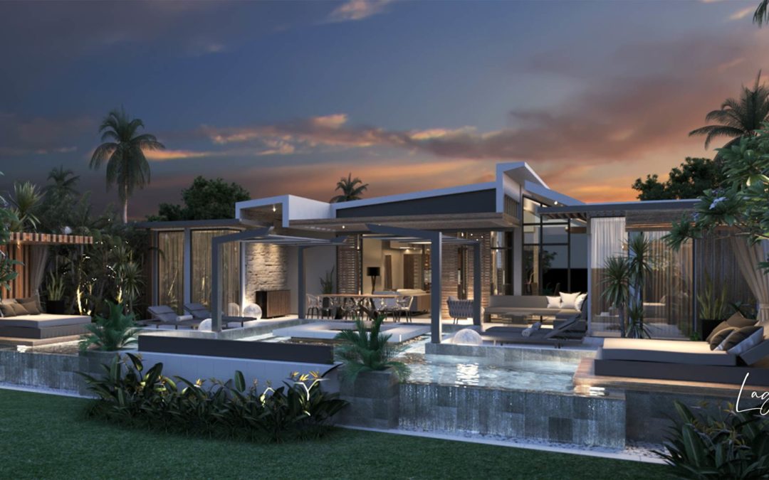 CAP MALHEUREUX – Magnificent 2 bedroom luxury villa facing the northern islands