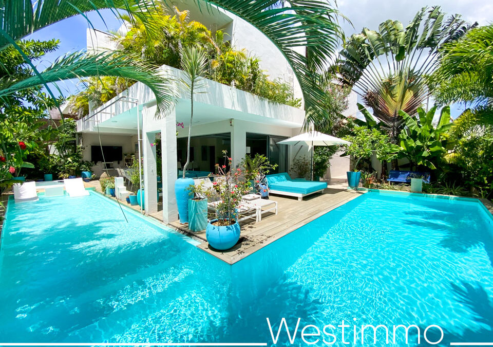 PEREYBERE – Long term rental Luxurious modern villa with pool and jacuzzi