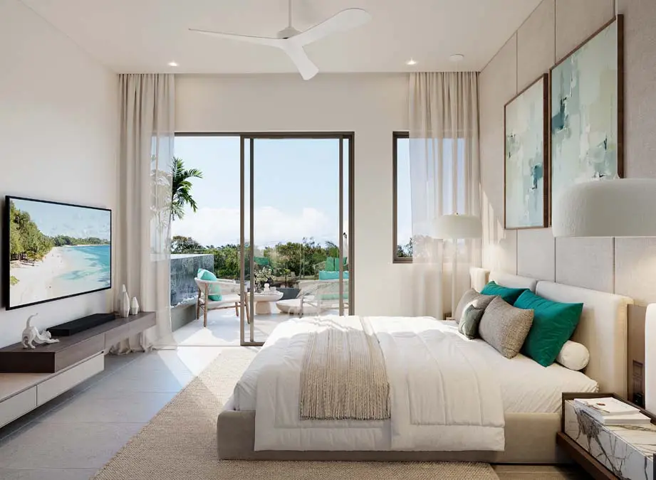 Chambre penthouse The Solaya ile Maurice