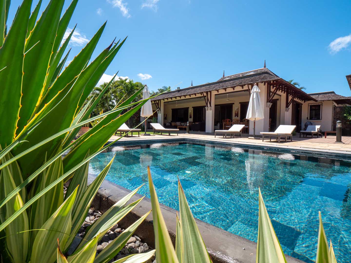 Villa Type AA Tamarina Golf Estate 4 chambres piscine jardin Tamarin île Maurice