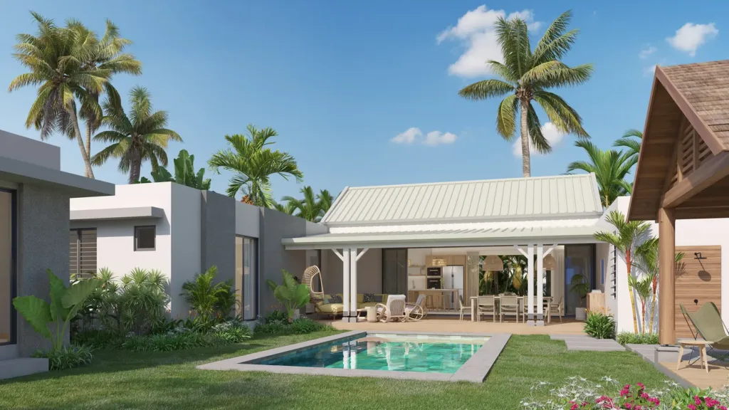 Three-bedroom villa with pool and garden, Villa Mauricia, Grand Baie, Mauritius (illustration)