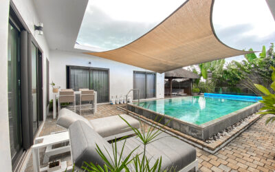 PEREYBERE – À Louer Villa contemporaine de 4 chambres avec piscine et kiosque