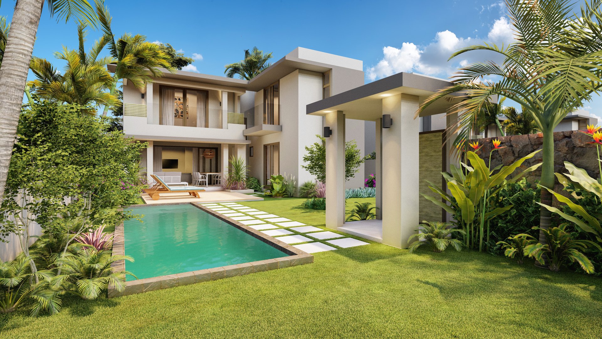 Villa A’loès à Cap Tamarin avec piscine et jardin, Tamarin île Maurice