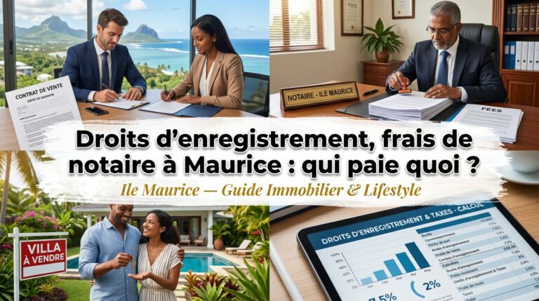 Le rôle du notaire lors d’un achat immobilier à Maurice : garanties et sécurité légale