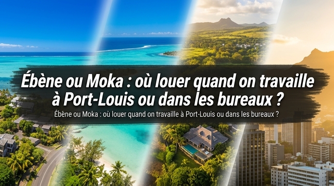 Ébène ou Moka : où louer quand on travaille à Port-Louis ou dans les bureaux ?