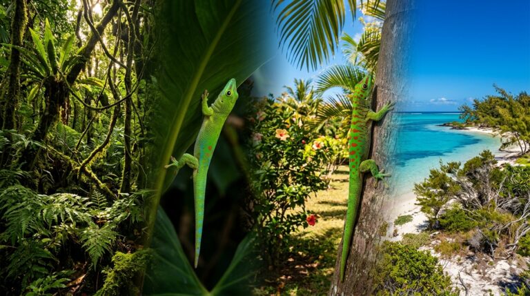 Geckos de Maurice : les 4 phelsumas endémiques et où les observer