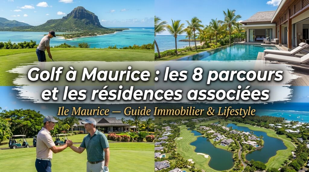 Golf à Maurice : comment relier parcours, résidences premium et vrai usage immobilier
