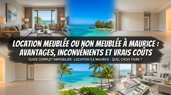 Location meublée ou non meublée à Maurice : avantages, inconvénients et vrais coûts