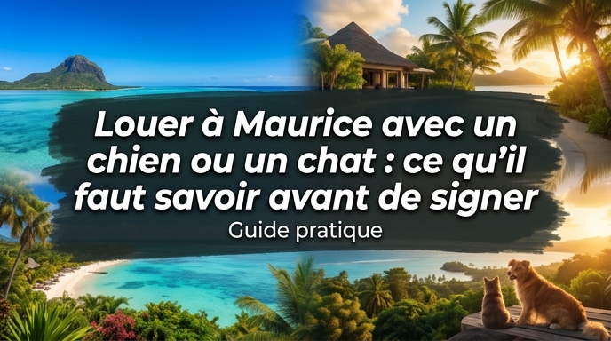 Louer à Maurice avec un chien ou un chat : les vérifications concrètes avant de signer