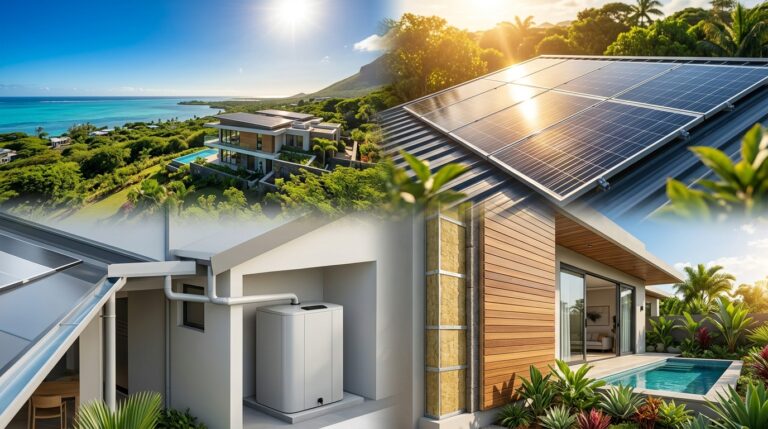 Maison écologique à Maurice : solaire, eau de pluie et normes, ce qui compte vraiment en 2026