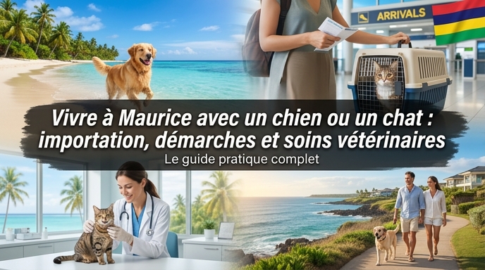 Vivre à Maurice avec un chien ou un chat : combien de temps prévoir et quel budget indicatif anticiper ?