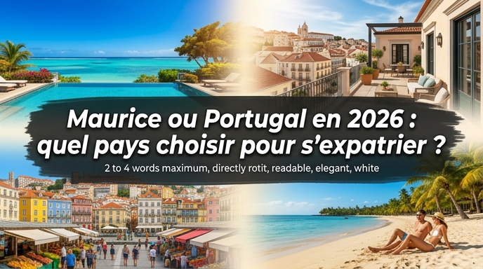 Maurice ou Portugal en 2026 : les repères chiffrés à comparer avant de s’expatrier