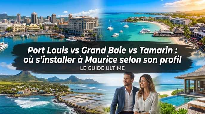 Port Louis, Grand Baie ou Tamarin : repères de marché pour choisir selon son profil