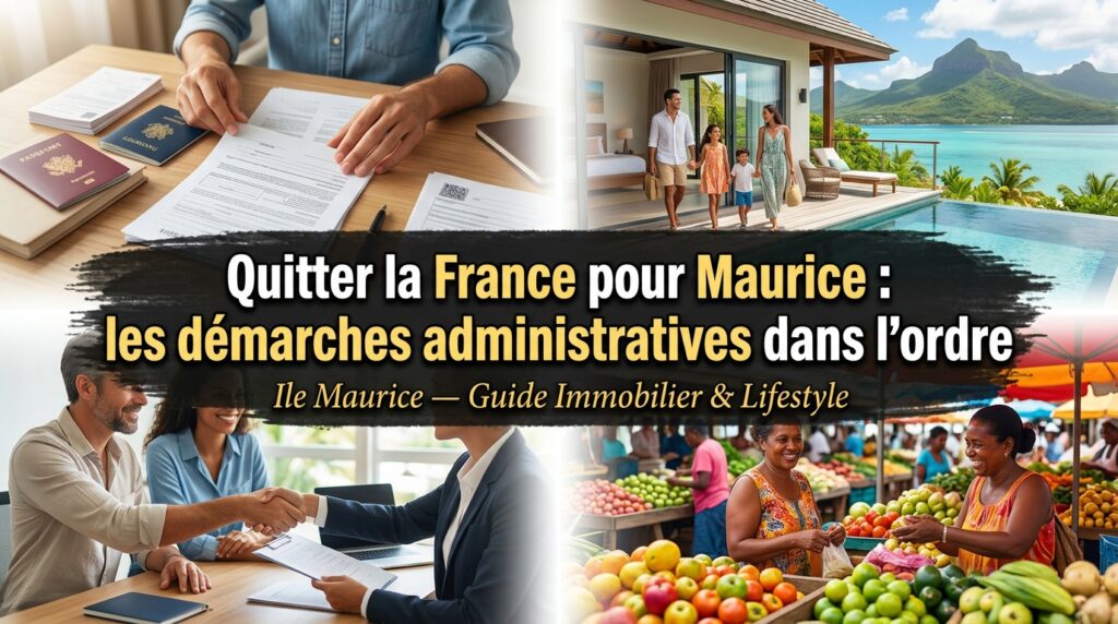 Quitter la France pour Maurice : les démarches administratives dans l’ordre
