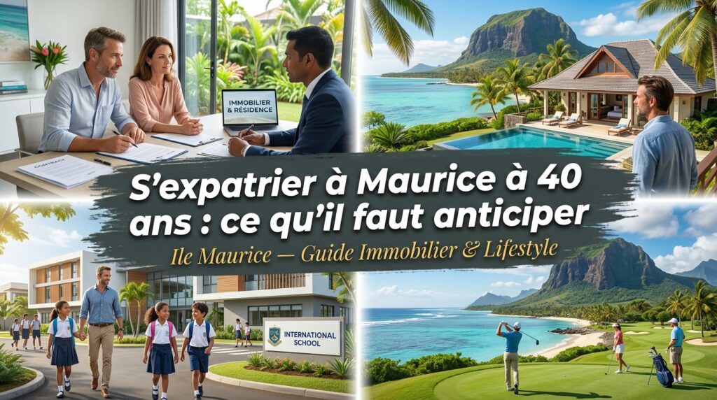 S’expatrier à Maurice à 40 ans : budget, logement et repères de marché à anticiper