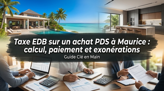 Taxe EDB sur les achats PDS : calcul, échéances, exonérations à l’île Maurice