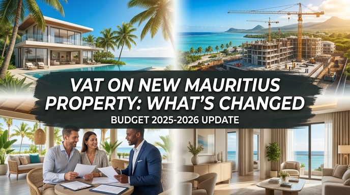 TVA sur l&rsquo;immobilier neuf à Maurice : ce qui change avec le Budget 2025-2026