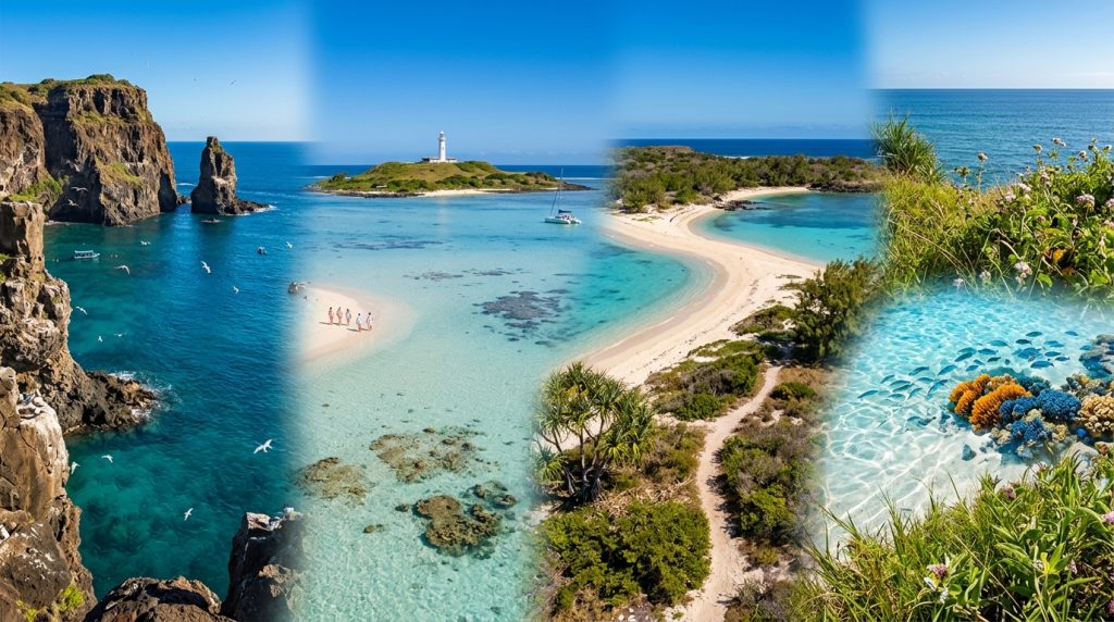 Northern Islets of Mauritius: Coin de Mire, Flat Island and Gabriel Island