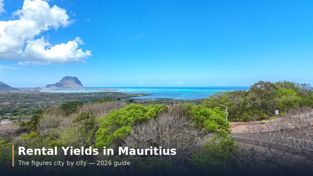 Rental Yields in Mauritius: The Figures City by City (2026)