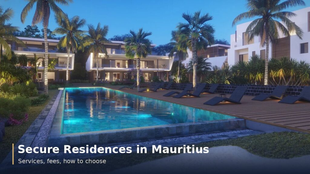 Secure Residences in Mauritius: Services, Fees and How to Choose