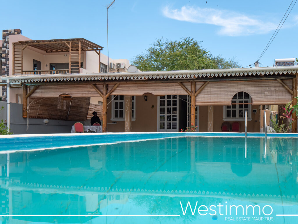 Westimmo Agence immobilière à l'ile Maurice vous propose à flic en flac maison 3 chambres à louer